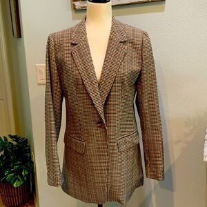 Ann Taylor Loft single button blazer minimal wear